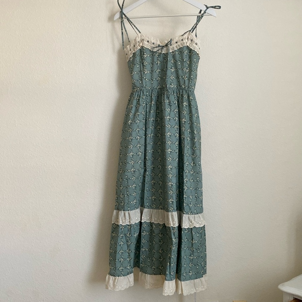⚡️SALE! Christy Dawn EMMA🎀Dress EUC! In Sage Trellis! Size Small! - Picture 7 of 15